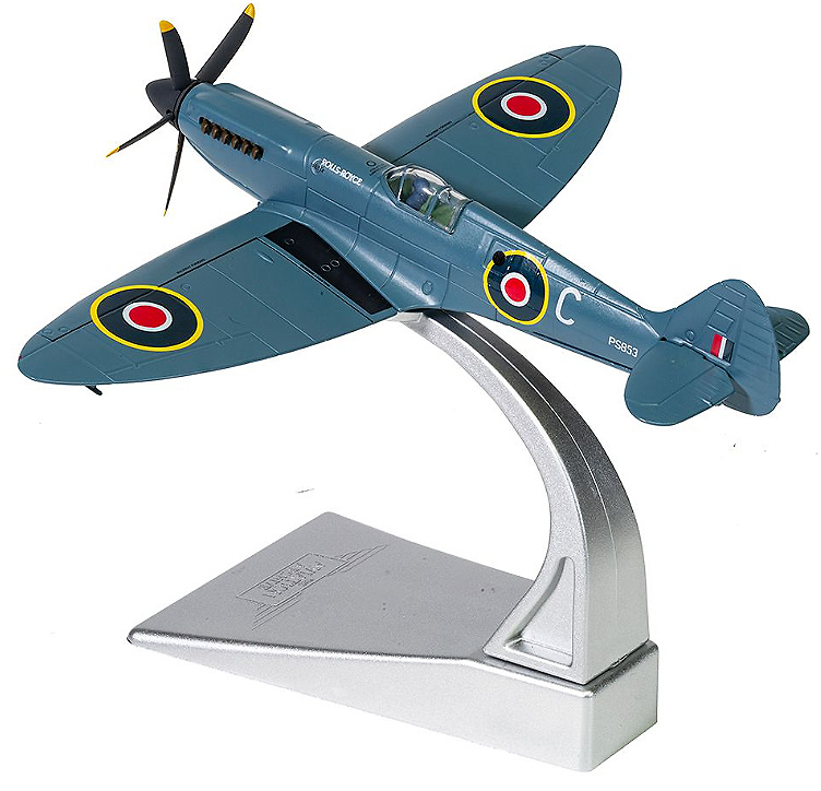 Spitfire PR.XIX, G-RRGN PS853, Rolls Royce Heritage Hangar, 1:72, Corgi 