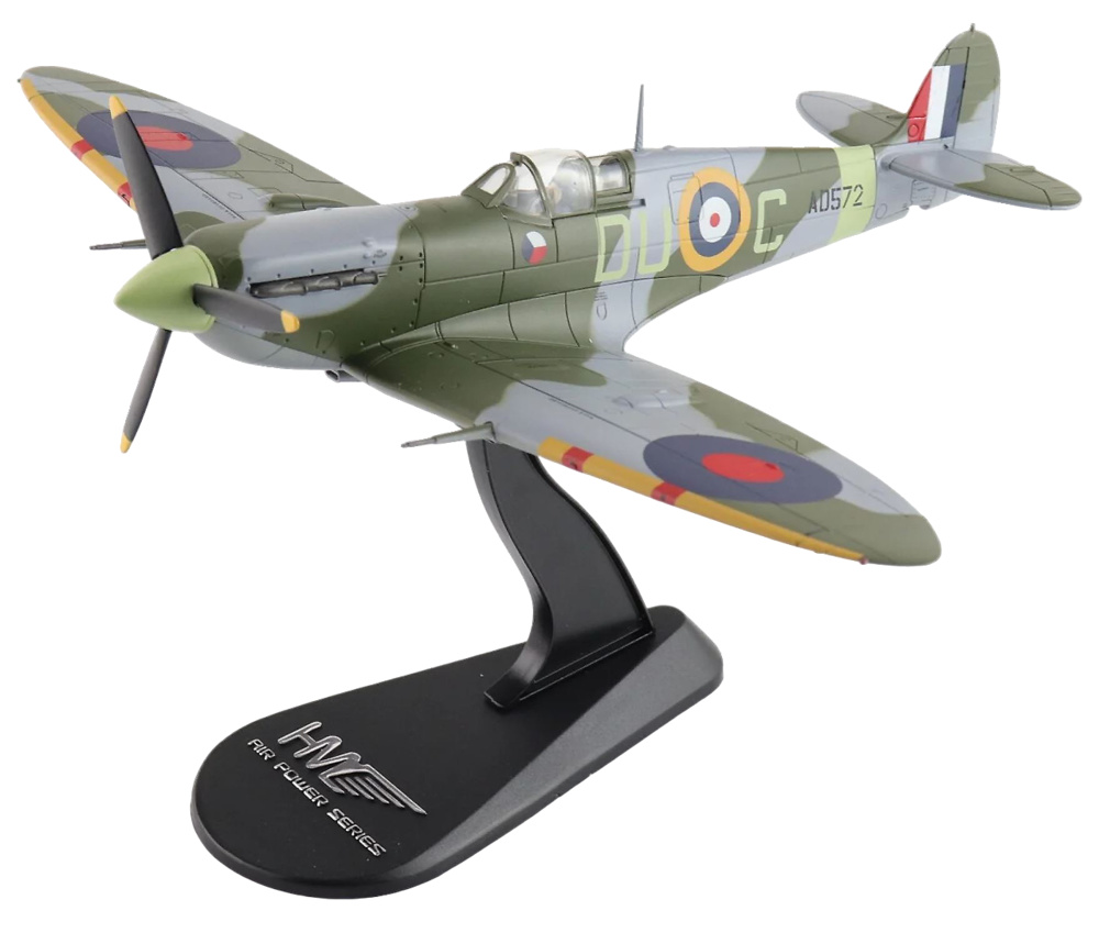 Spitfire Vb, AD572, F/O Frantisek Perina, No. 312 Sqn., spring 1942, 1:48, Hobby Master 