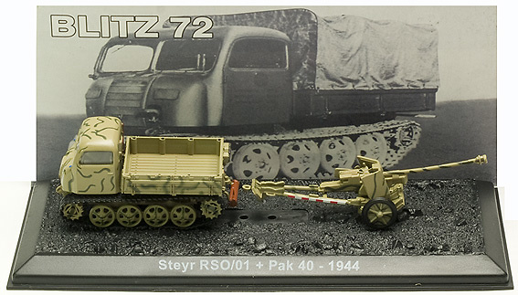 Steyr RSo/01 + Pak 40, 1944, 1:72, Blitz 72 