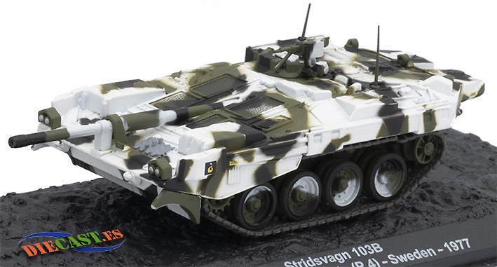 Stridsvagn 103B, Skaraborgs Reg. (P4), Swedish MBT, 1977, 1:72, Altaya 