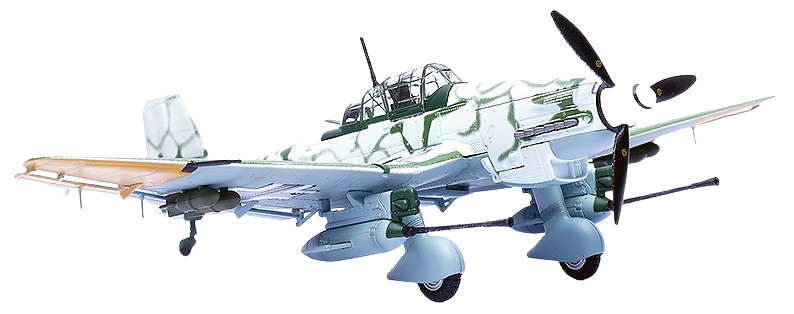 Stuka Ju-87G2 10.(PZ)/SG 2 Immelmann January 1945, Pomerania, 1:72, Panzerkampf 