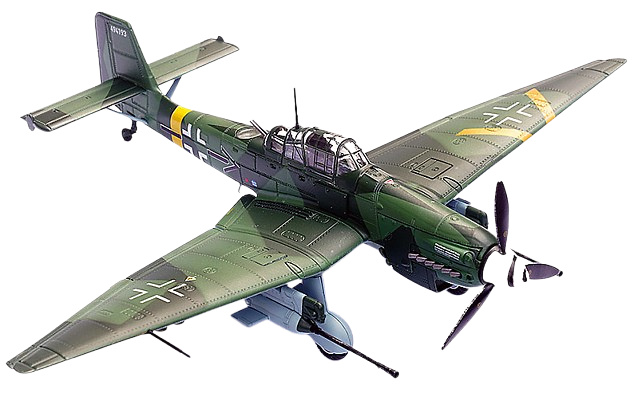 Stuka Ju-87G2 10.(PZ)/SG 2 Immelmann W.Nr.494193 (Oberst Hans-Ulrich Rudel), 1:72, Panzerkampf 