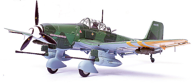 Stuka Ju-87G2 10.(PZ)/SG 2 Immelmann W.Nr.494193 (Oberst Hans-Ulrich Rudel), 1:72, Panzerkampf 