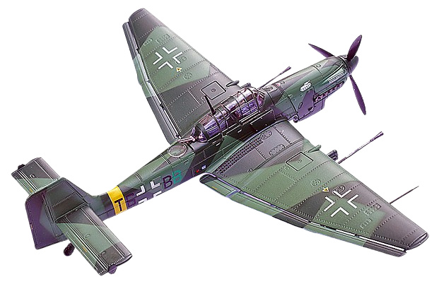 Stuka Ju-87G2 10.(PZ)/SG 2 Immelmann W.Nr.494193 (Oberst Hans-Ulrich Rudel), 1:72, Panzerkampf 