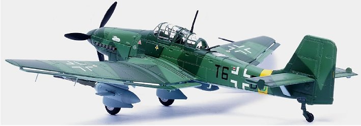 Stuka Ju-87G2 10.(PZ)/SG 2 Immelmann W.Nr.494193 (Oberst Hans-Ulrich Rudel), 1:72, Panzerkampf 