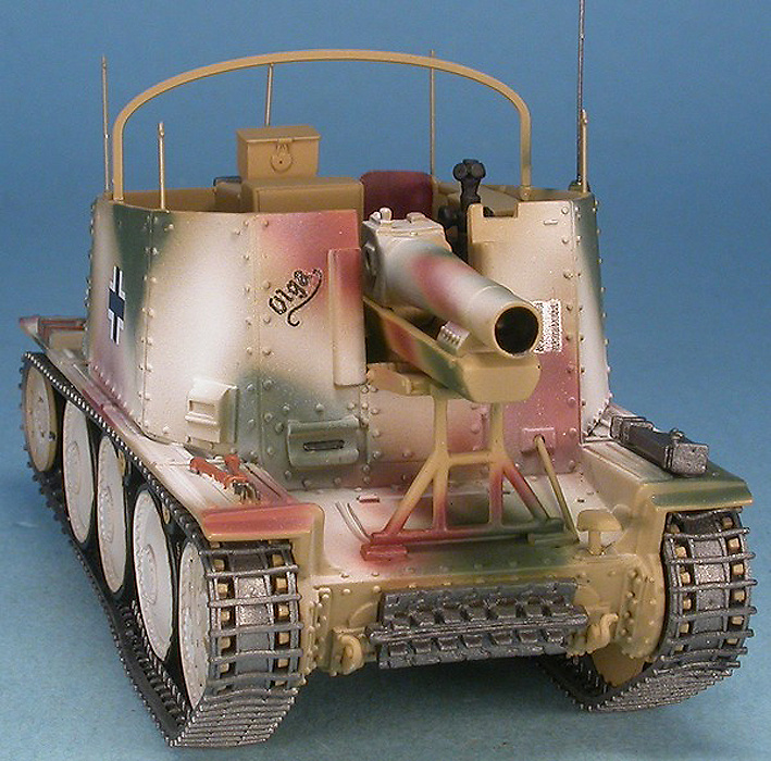 Sturmpanzer 38(t) Assault Gun Grille 38(t) Ausf.H Sd.Kfz.138/1, 3.SS-Panzer-Division Totenkopf, Russia, winter, 1943-44, 1:48, Gasoline 