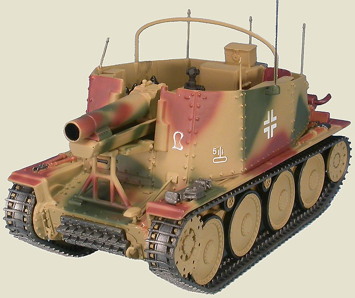 Sturmpanzer 38(t) Assault Gun Grille 38(t) Ausf.H Sd.Kfz.138/1, Panzer Lehr Division Normandy, 1944, 1:48, Gasoline 