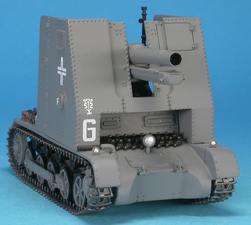 Sturmpanzer I 15 cm sIG 33 (Sf) auf Panzerkampfwagen I Ausf B, 1st Pz. Div. France, June, 1940, 1:48, Gasoline 