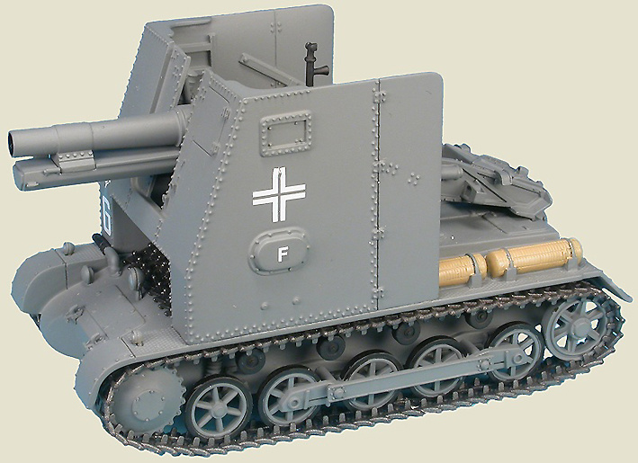 Sturmpanzer I 15 cm sIG 33 (Sf) auf Panzerkampfwagen I Ausf B, 1st Pz. Div. France, June, 1940, 1:48, Gasoline 