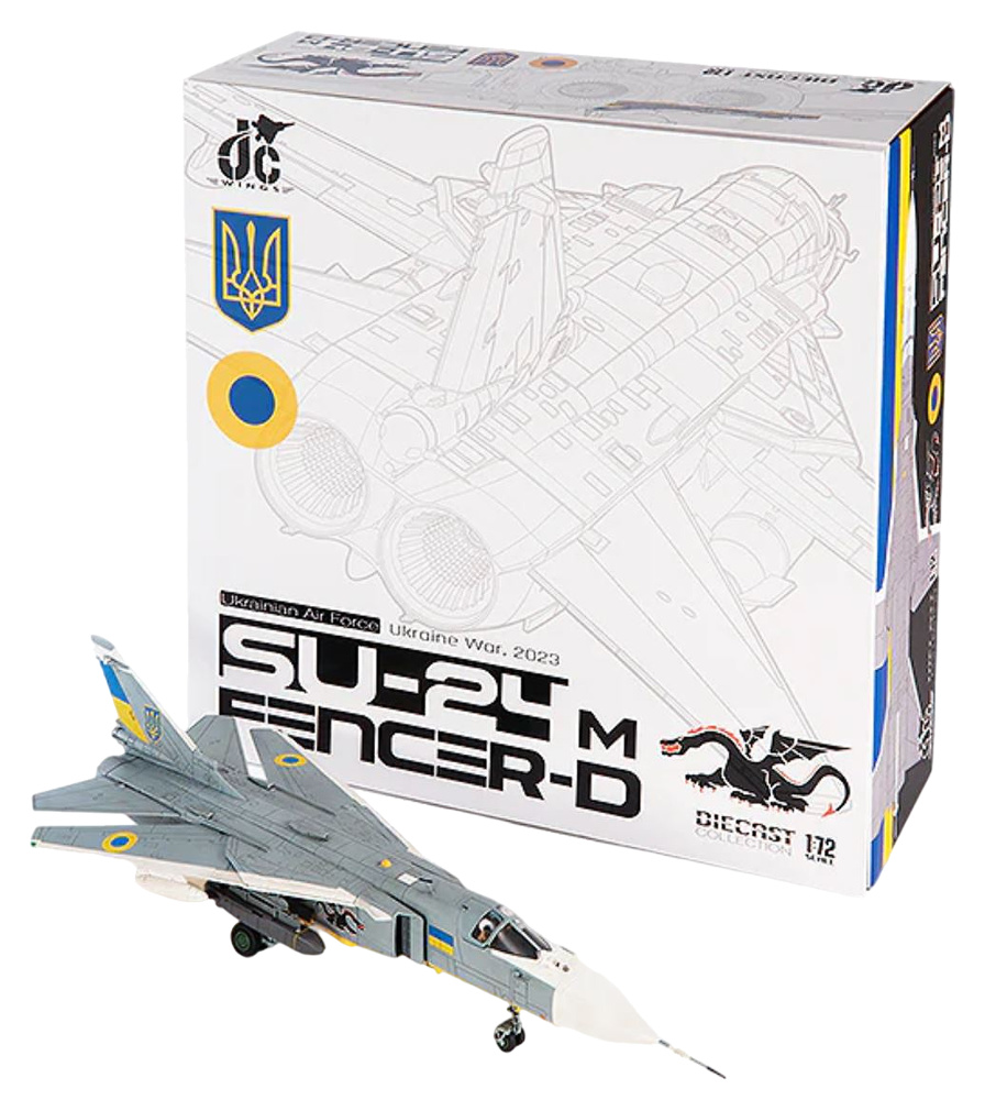 Su-24M Fencer-D, Ukrainian Air Force, Ukraine, 2023, 1:72, JC Wings 