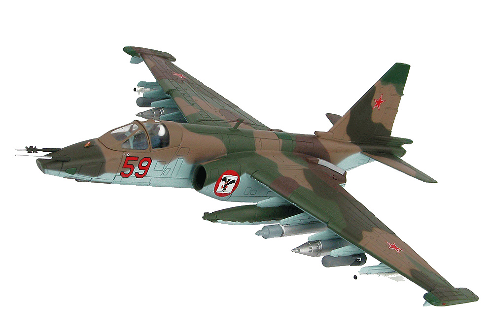 Su-25 Frogfoot Red 59, 378. OShAP, VVS, Afghanistan 1986, 1:72, Hobby  Master HA6103