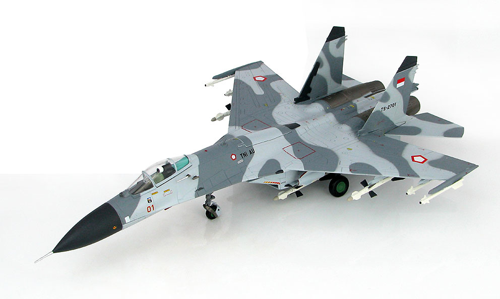 Su-27SK Flanker B TS-2701, 11th Squadron, Indonesian Air Force, 2003, 1:72, Hobby Master 