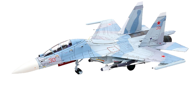 Su-30M2 Russian Air Force RF-95611 30 Red, 1:72, Panzerkampf 