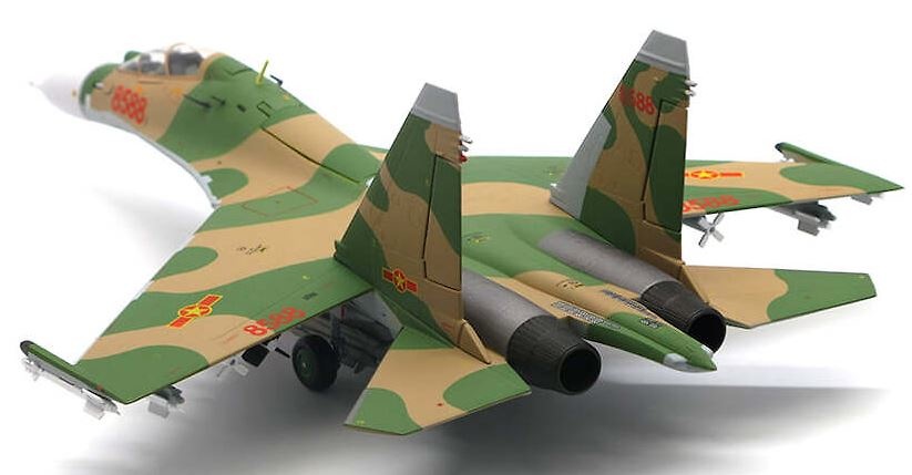 Su-30MK2V Flanker-G ,VPAF 923rd Yeh The Fighter Rgt, Red 8588, Vietnam, 2012, 1:72, JC Wings 