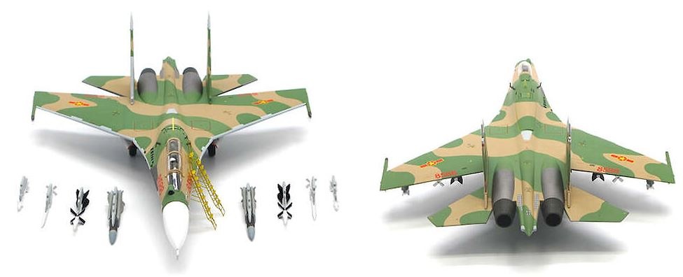 Su-30MK2V Flanker-G ,VPAF 923rd Yeh The Fighter Rgt, Red 8588, Vietnam, 2012, 1:72, JC Wings 