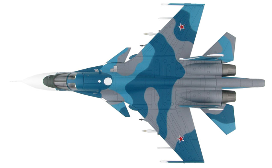 Su-34 (T-10B-2) Second Prototype Blue 43, Russian Air Force, Akhtubinsk, 1993, 1:72, Hobby Master 