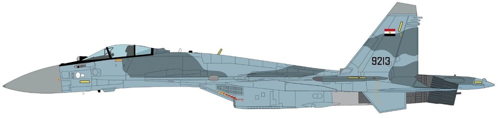 Su-35S Flanker E 9213, Egyptian Air Force, August 2020, 1:72, Hobby Master 