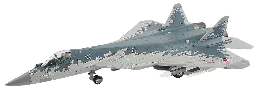 Su-57 Felon, Russian Air Force, Blue 01, Russia, 2019, 1:72, Hobby Master 