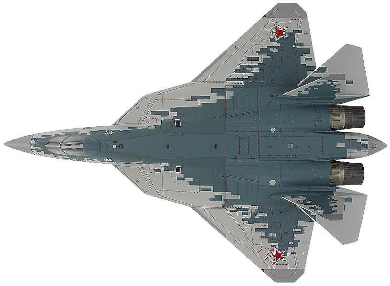 Su-57 Felon, Russian Air Force, Blue 01, Russia, 2019, 1:72, Hobby Master 