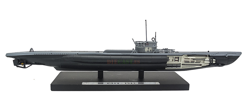 Submarine U-214, Germany, World War II, 1: 350, Editions Atlas 