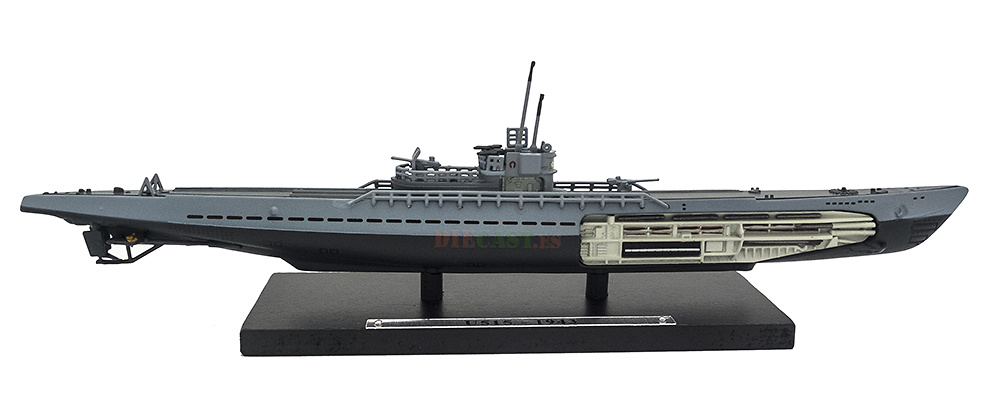 Submarine U515, Germany, World War II, 1: 350, Editions Atlas 