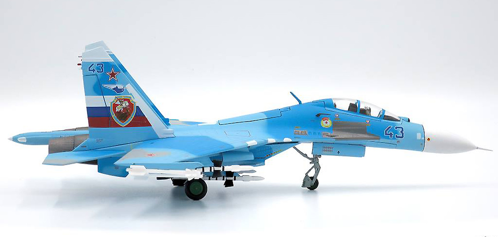 Sukhoi SU-27UB Flanker-C, 54th Kerchenskiy GvIAP, Blue 43, Russian Air Forces, 1:72, JC Wings 