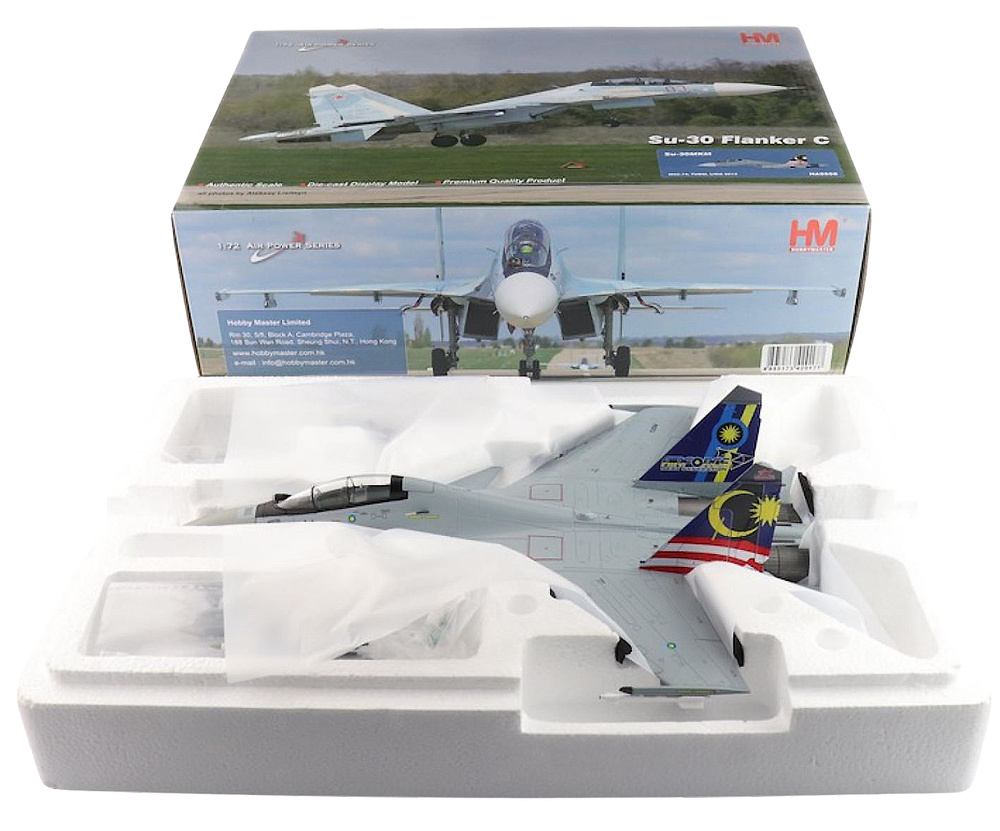 Sukhoi SU30MKM Flanker M52-14, TUDM, LIMA 2013 Malaysia, 1:72, Hobby Master 