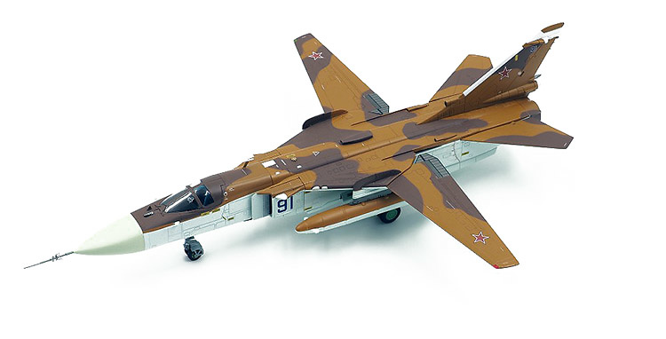 Sukhoi Su-24MK Fencer Russian 91 Blue, Kubinka Airbase Russia, 1:72, Calibre Wings 