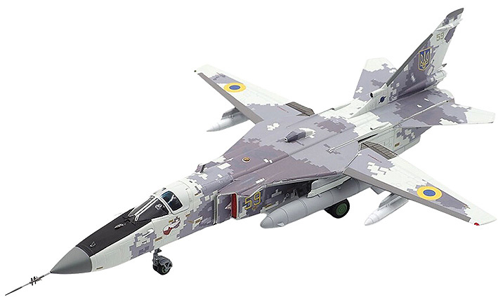 Sukhoi Su-24MR Fencer-E, Ukrainian Air Force, Yellow 59, Ukraine, 1:72, Calibre Wings 