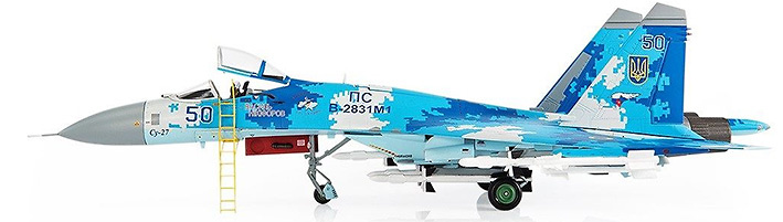 Sukhoi Su-27 Flanker, Ukrainian Air Force, 831st Tactical Aviation Brigade, 2016, 1:72, JC Wings 