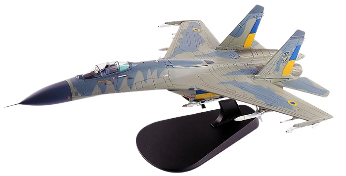 Sukhoi Su-27 Flanker-B, Ukrainian Air Force, Ukraine, 2023, 1:72, Hobby Master 