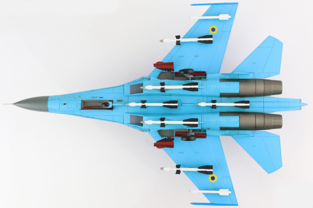 Sukhoi Su-27 Flanker-B ,Ukrainian Air Force, Blue 58, Ukraine, 2016, 1:72, Hobby Master 