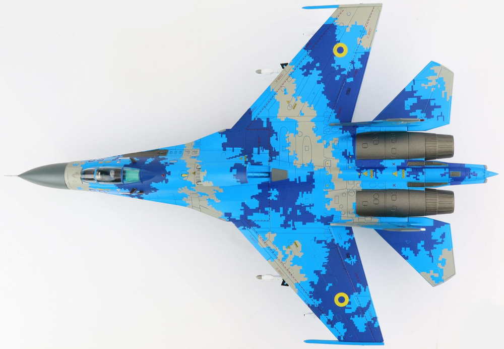 Sukhoi Su-27 Flanker-B ,Ukrainian Air Force, Blue 58, Ukraine, 2016, 1:72, Hobby Master 