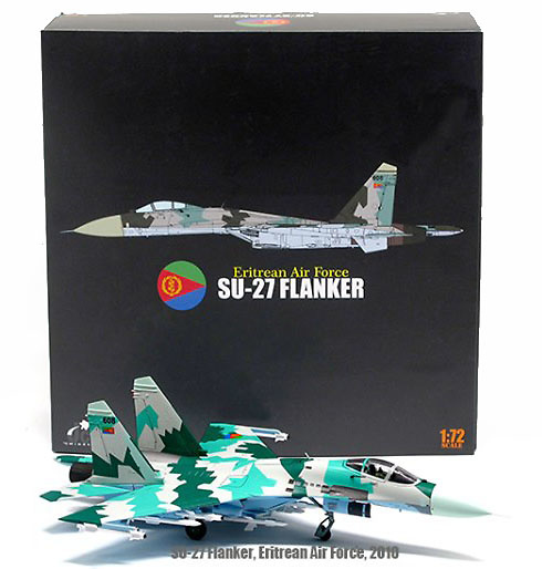 Sukhoi Su-27 Flanker Eritrean Air Force 2010, 1:72, JC Wings 