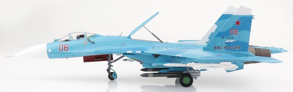 Sukhoi Su-27SM Flanker-B, Russian Air Force, Red 06, Russia, 2013, 1:72, Hobby Master 