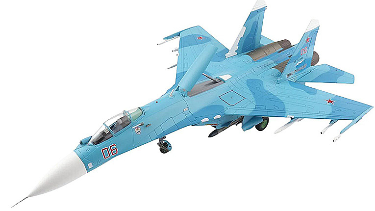 Sukhoi Su-27SM Flanker-B, Russian Air Force, Red 06, Russia, 2013, 1:72, Hobby Master 