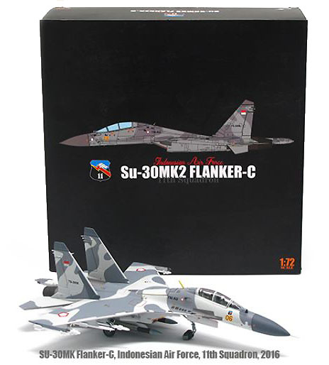 Sukhoi Su-30 MK Flanker-C Indonesian Air Force 11th Squadron 2016, 1:72, JC Wings 