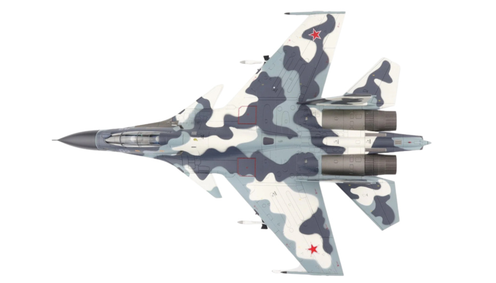 Sukhoi Su-30MK Flanker-C, Blue 02, Fuerza Aérea Rusa, Moscow 2009, 1:72, Hobby Master 