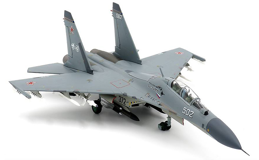 Sukhoi Su-30MK Flanker-C, White 502, Russian Air Force, 2006, 1:72, JC Wings 