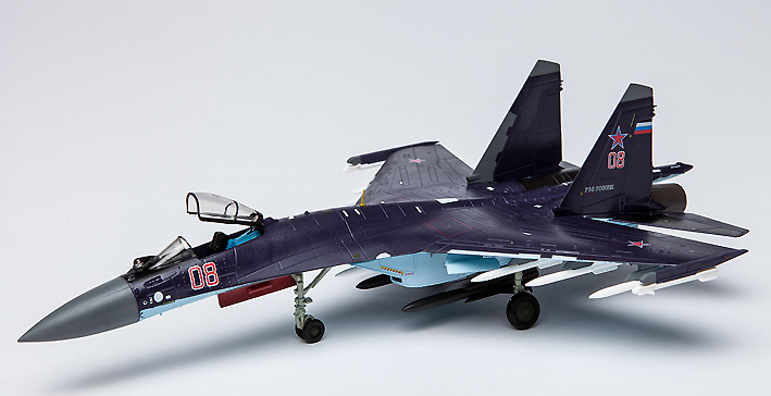 Sukhoi Su-35, Russian Air Force, Purple color scheme, 1:72, Air Force One 