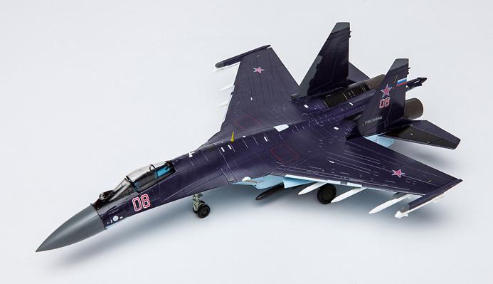 Sukhoi Su-35, Russian Air Force, Purple color scheme, 1:72, Air Force One 