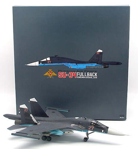 Sukhoi Su34 Fullback Russian Air Force, 27 red, Khmeimim A.B., Siria, 2015, 1:72, JC Wings 