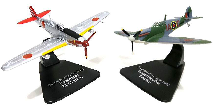 Supermarine Seafire & Kawasaki KI.61 Hien Battle of Iwo Jima - Duelling Fighters , 1:72, Atlas 