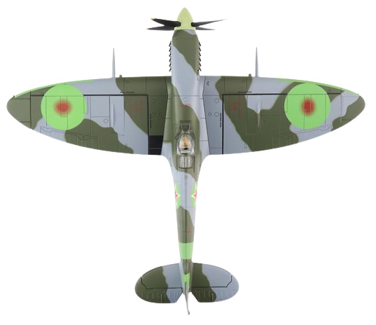 Supermarine Spitfire Mk IX, PT879 Russian Spitfire, England, 2020, 1:48, Hobby Master 