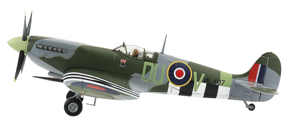 Supermarine Spitfire Mk IX RAF No.485 Squadron, ML407, Johnnie Houlton, France, September 1944, 1:48, Hobby Master 