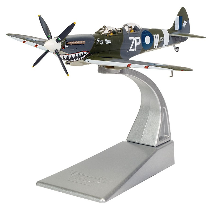 Supermarine Spitfire T.9 TE308 'Grey Nurse', Biggin Hill Heritage Hangar, 1:72, Corgi 