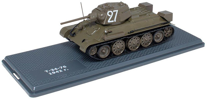 T-34-76, USSR, 1942, 1/43, Atlas 