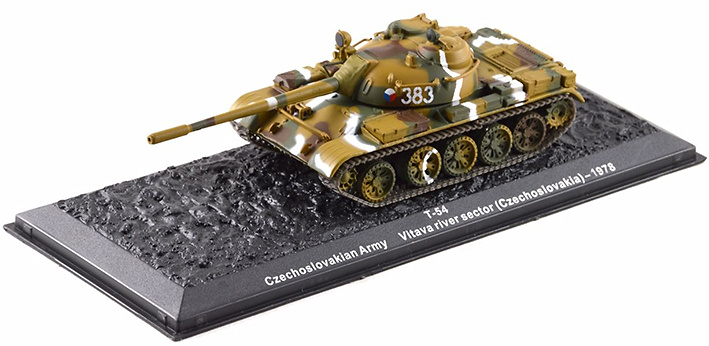 T-54, Vltava River Sector, Czechoslovak Army, 1978, 1:72, Altaya 