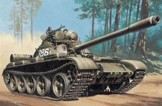 T-55, Soviet tank, 1:35, Italeri 