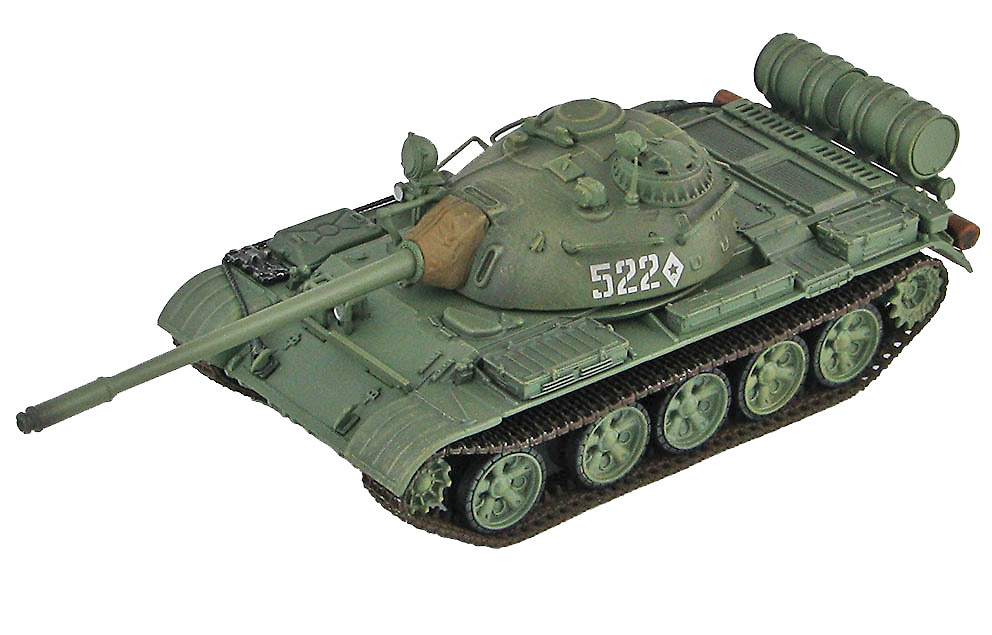 T-55 Soviet Medium Tank, # 522, 70s, 1:72, Hobby Master 